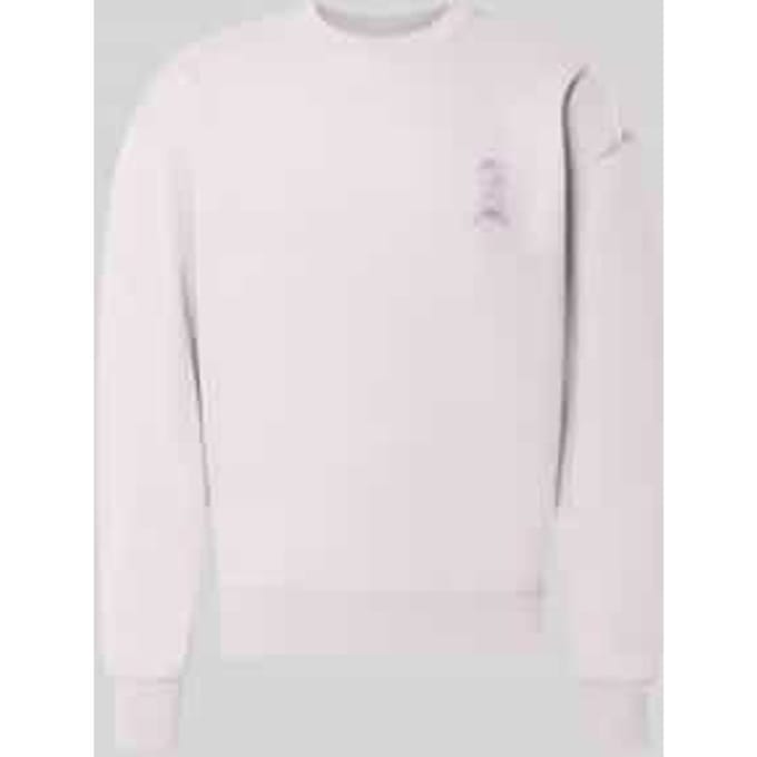 relaxed fit sweatshirt van puur katoen model 'ICONIC'