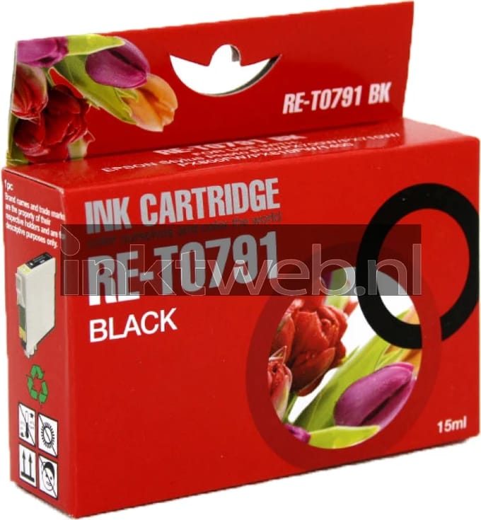 Huismerk Epson T0791 zwart (Compatible XXL)