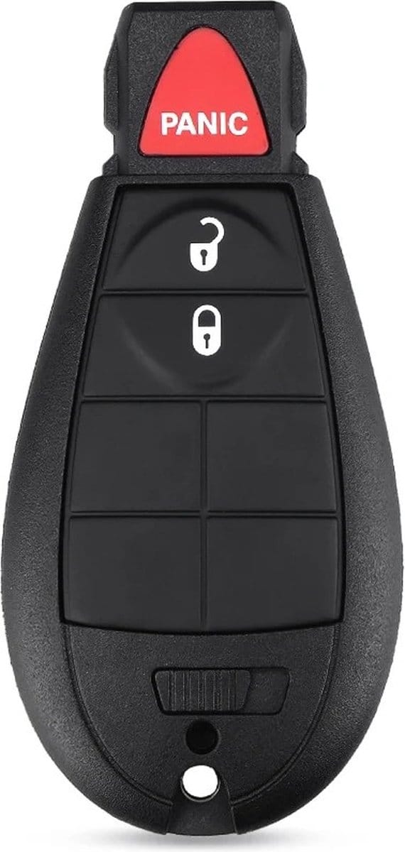 XEOD Autosleutelbehuizing - sleutelbehuizing auto - sleutel - Autosleutel / Geschikt voor: Dodge 2 knops & panic knop