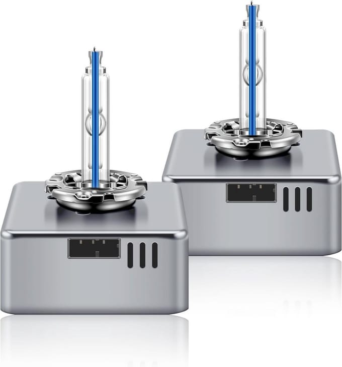 Set van 2 D5S Xenon Koplampen 8000K Diamant Wit HID Vervangingslampen 12V