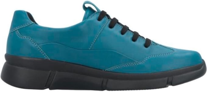 BERKEMANN -Damesmodel Keri 05131 342 - sneaker - petrol nappa - mt 38 2/3 (UK:5,5)