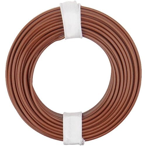 Donau Elektronik 150-018 Draad 1 x 0.50 mm² Bruin 10 m