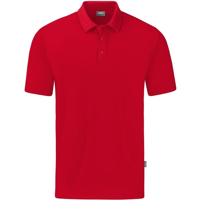 Jako Organic Polo Stretch Heren - Rood | Maat: M