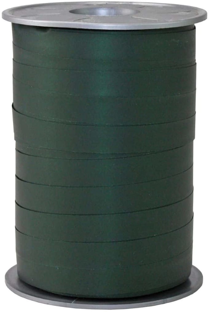 Krullint Paperlook Smaragd Groen Mat – Cadeaulint - 10mm