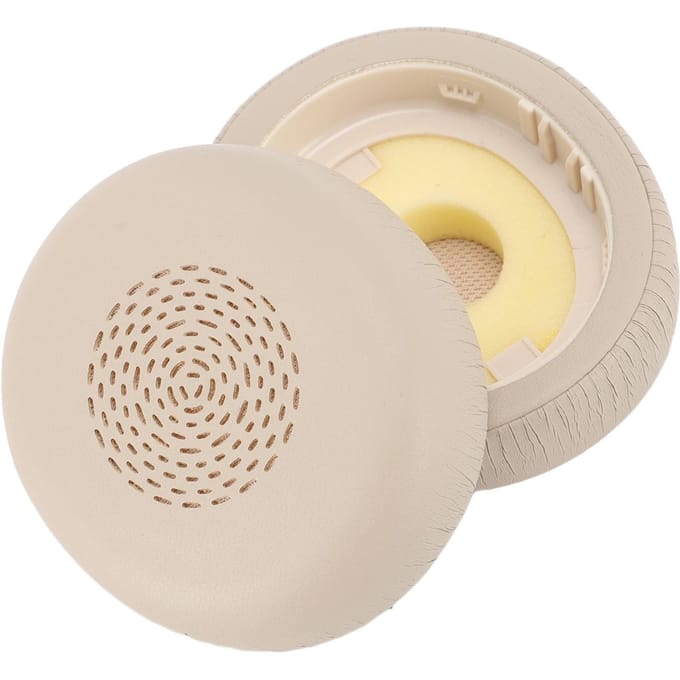 Vervangende oorkussens voor Evolve2 75 PC draadloze headset Traagschuim Eiwitleer Hoofdtelefoon Oor beige