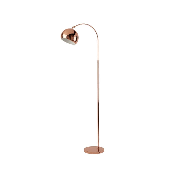 Searchlight Vloerlamp Lukai, koper, metaal, 140 cm, E27