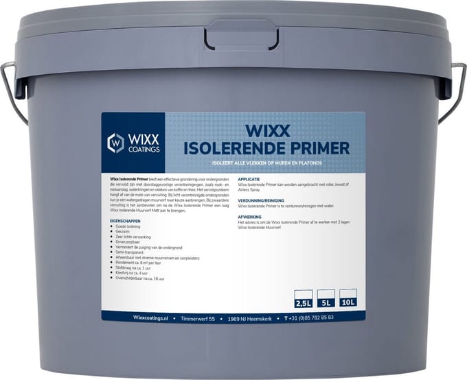 Wixx Isolerende Primer - 2.5L - Wit