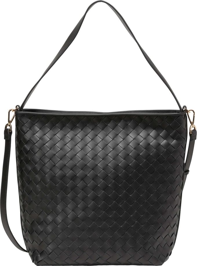 Marc O'Polo Schoudertas Dunja Hobo Bag Black Zwart