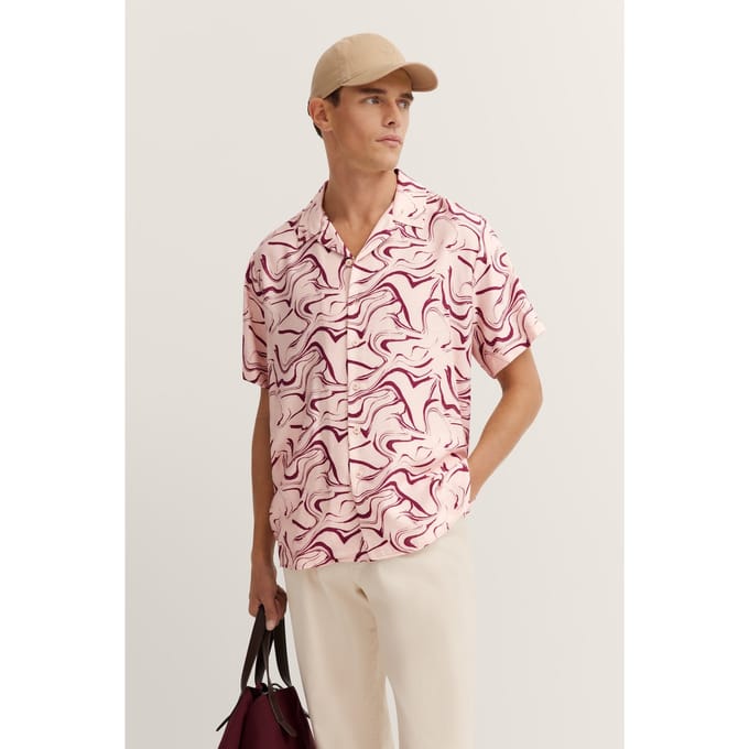 Bugatti Herren Shirt met reverskraag