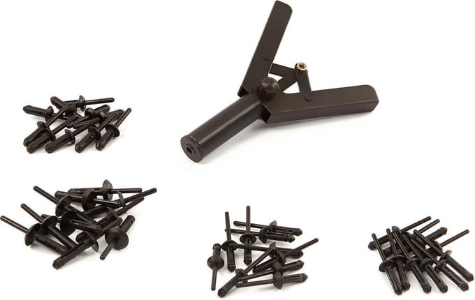 HBM Popnageltang inclusief 40 Kunststof Popnagels