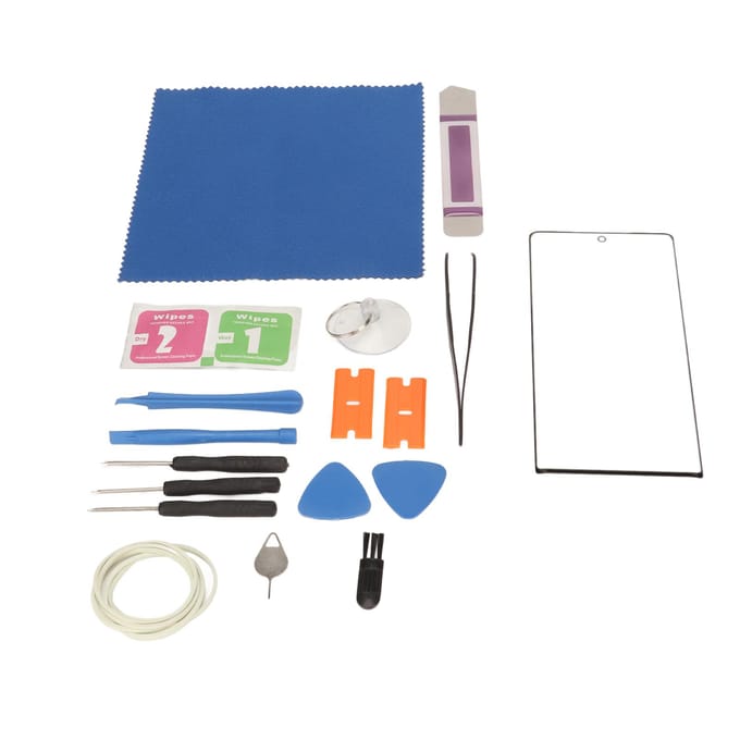 Vervanging Glas Buitenscherm voor Samsung Galaxy Note 10 Zwart blue