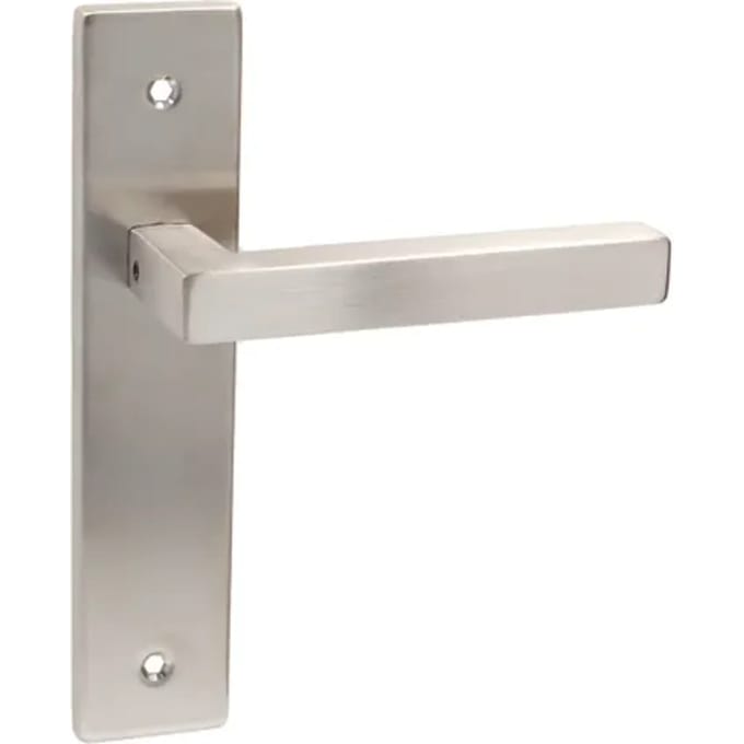 Avenue Deurkruk Op Schild Cubic - Rvs - Blind - Schild 210x46 Mm