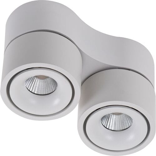 KS Verlichting Ole 2 Opbouwspot Wit