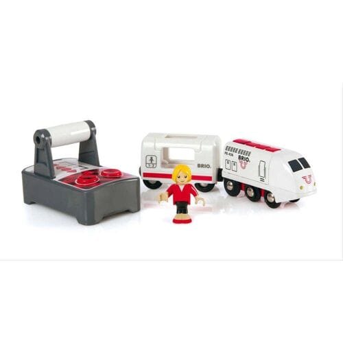 BRIO Witte RC locomotief met afstandsbediening - 33510 - Treinbaanonderdeel