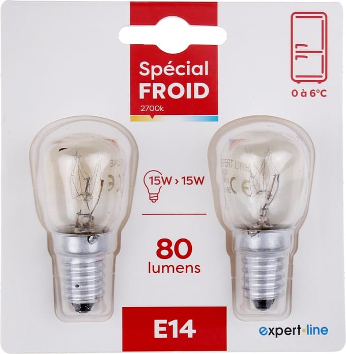 COGEX - FRIGOLAMP - 15W - E14 - SET 2ST. - 646280