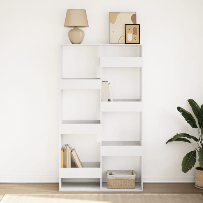 vidaXL Boekenkast 100x33x175 cm bewerkt hout wit