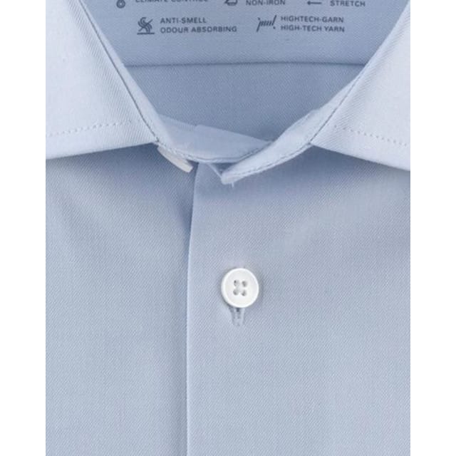 OLYMP Luxor 24/Seven Overhemd, Modern Fit, Global Kent, Bleu