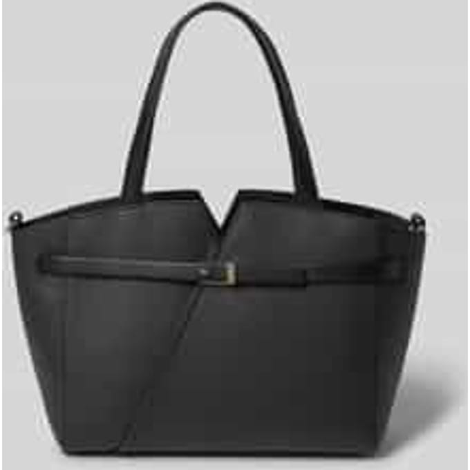Handtas met hengsels van rundleer Model 'REVERS'