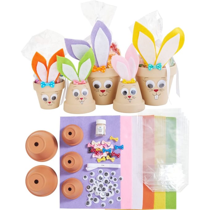 VBS Knutselkit "Terracotta pot konijntjes"