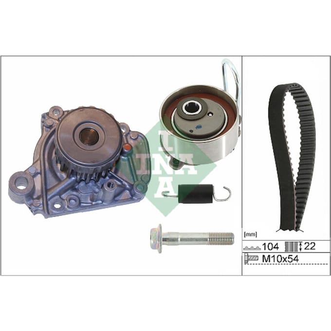 Schaeffler Ina Waterpomp + distributieriem set INA 530 0506 31
