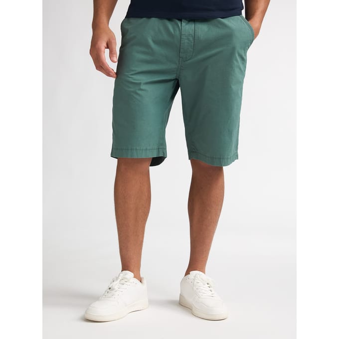 Petrol Industries - Heren Twill chino short Drift - Groen - Maat S