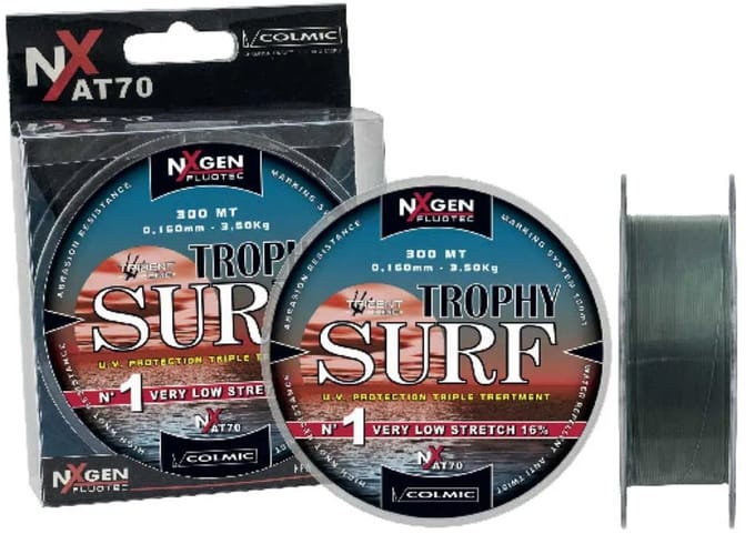 Colmic Trophy Surf Monofilament 300 M Zilver 0.300 mm