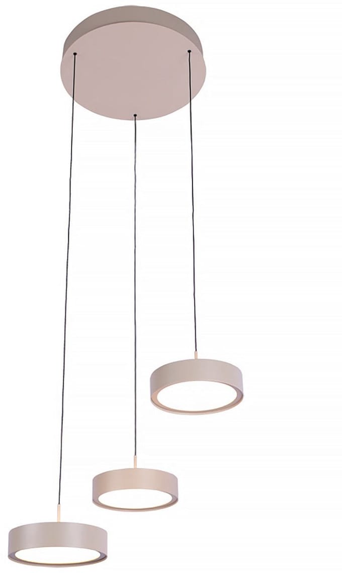 Freelight - Hanglamp Alieno 3 lichts Ø 33 cm comfortlift beige