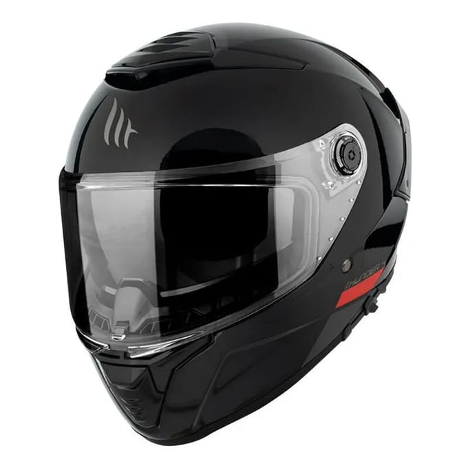MT Thunder 4 SV Integraal helm solid glans zwart M - Motor & Scooter