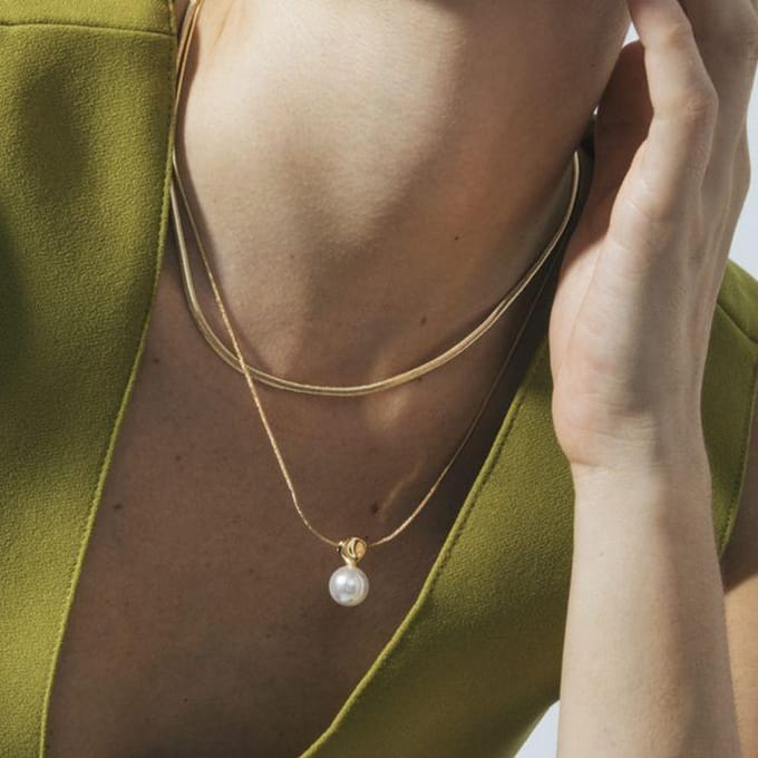 Luxenter Ketting met 18-karaats geelgouden afwerking - Cerya