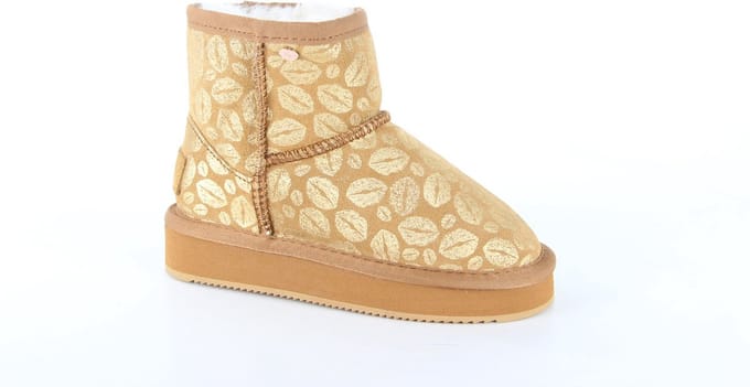 Mexx Pantoffel Bobby Jane Beige/goud - Maat 32