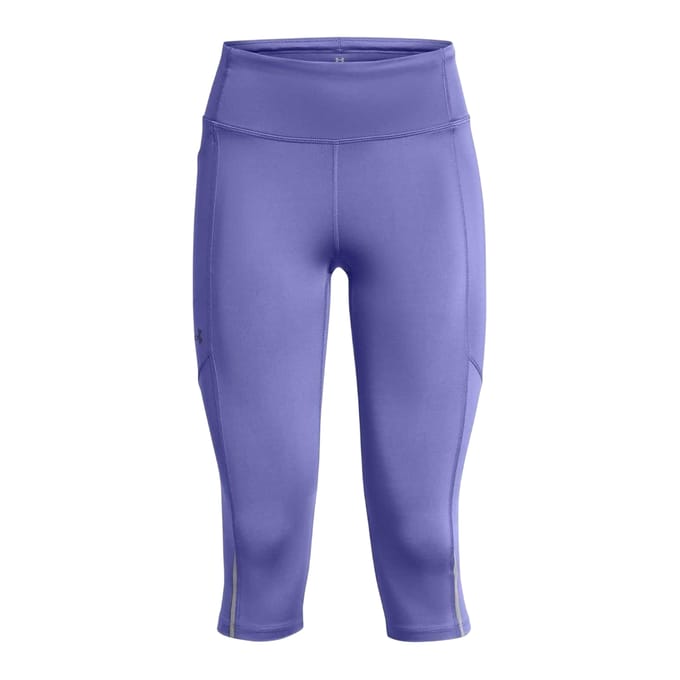 Under Armour Dames Launch Capri (Paars)
