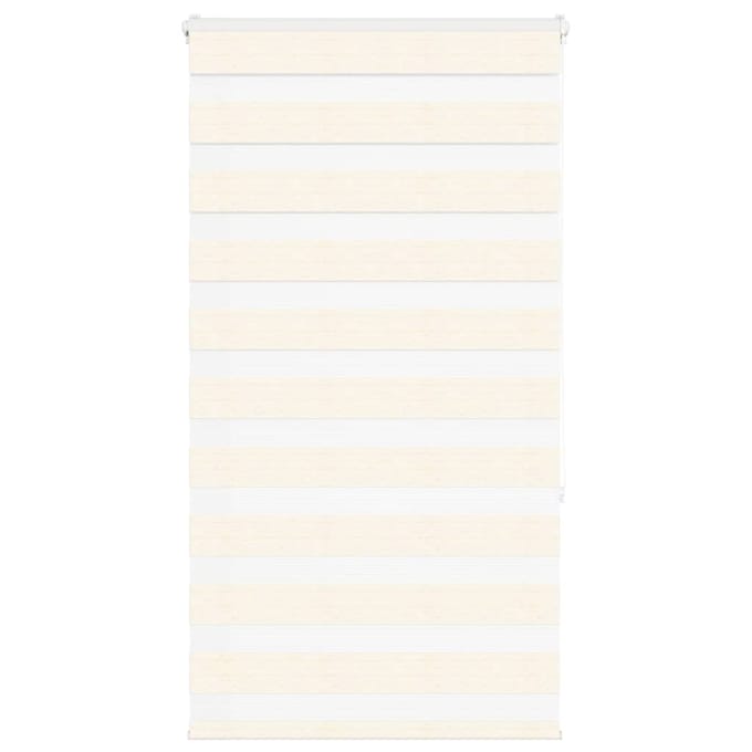 vidaXL - Zebra - Blind - 80x150 - cm - stofbreedte - 75,9 - cm - polyester - marmerbeige