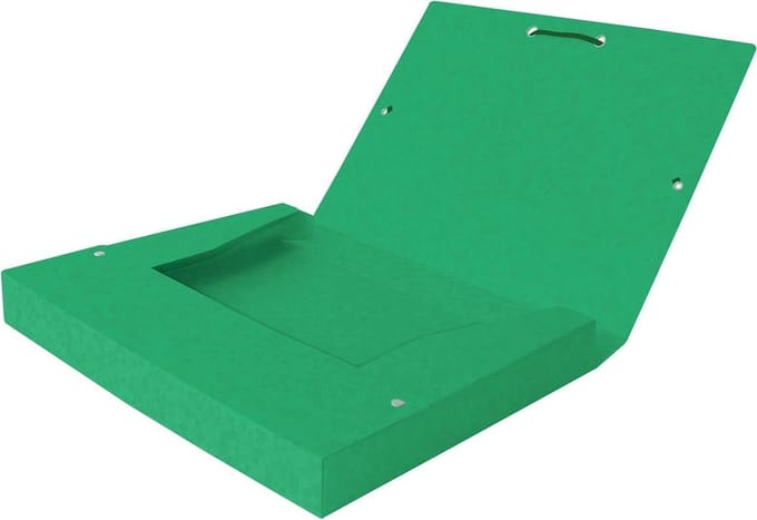 Elastobox Oxford Top File+ A4 25mm groen