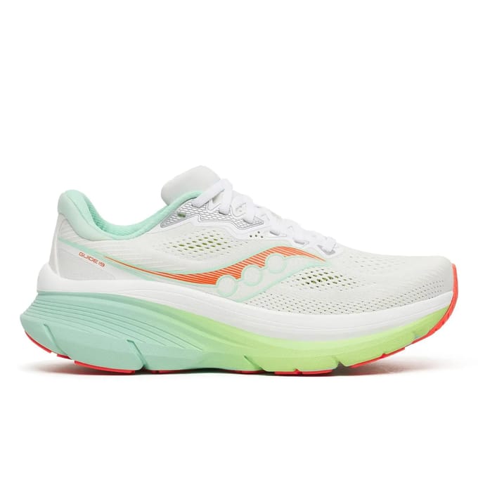 Saucony Guide 19 W - Hardloopschoen - Wit Groen - 40