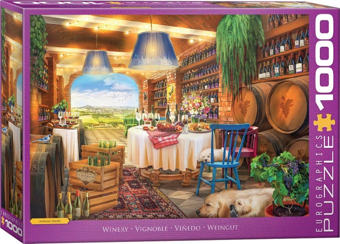 Eurographics - Wijnerij [Winery] - Artbeat Studio - 1000 stukjes 68×48cm (b×h) - Legpuzzel