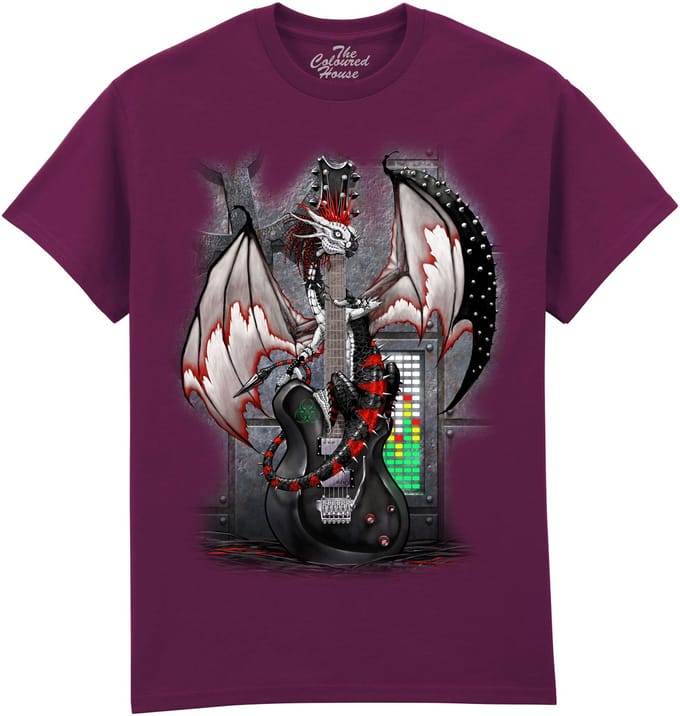 Draak Tech-n-Dustrial Dragon The Coloured House T-shirt M