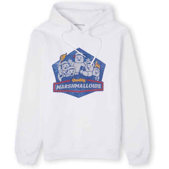 Ghostbusters Marshmallows Unisex Hoodie - White - M
