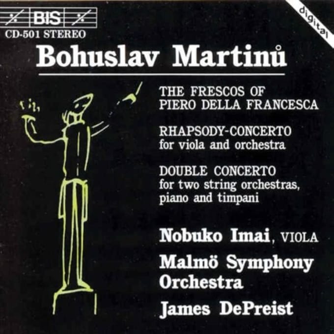 Nobuko Imai, Malmö Symphony Orchestra, James DePreist - Martinů: Les Fresques De Piero Della Francesca (CD)