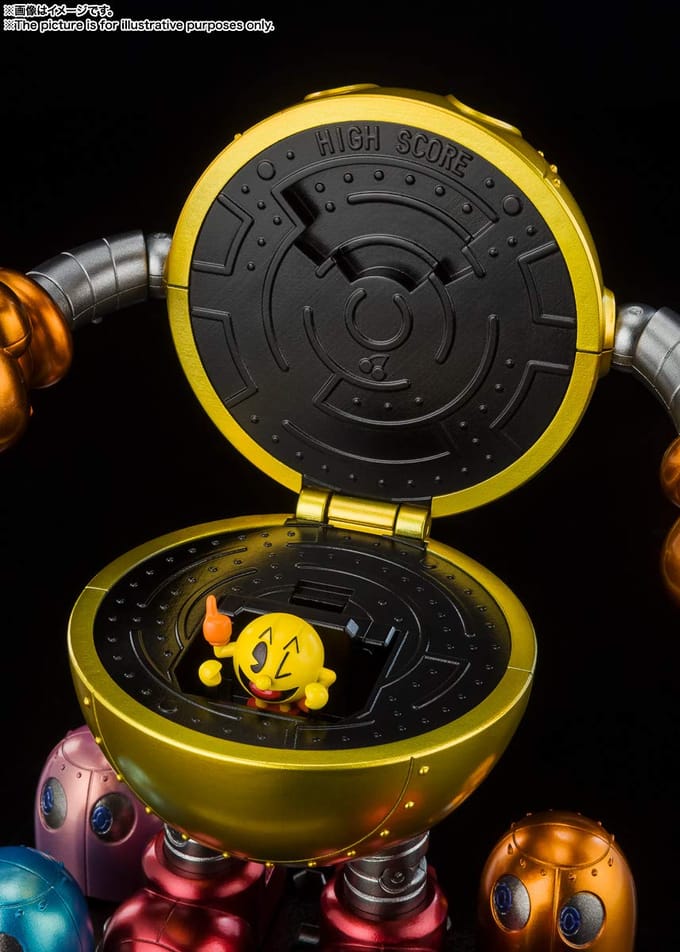 Pac-Man Chogokin Diecast Model 11 cm - Bandai Tamashii Nations