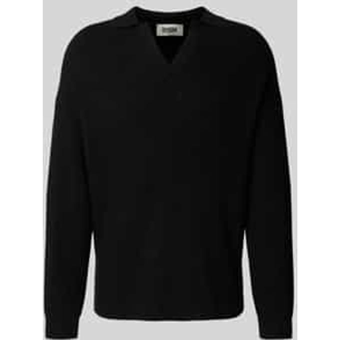 Gebreide pullover met polokraag