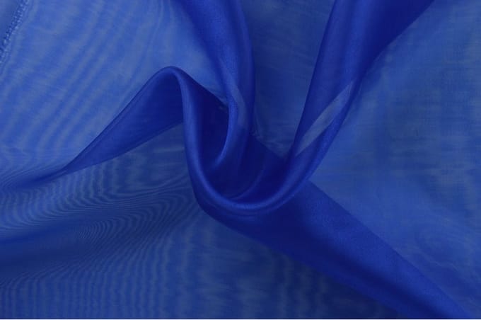 Organza stof - Donkerblauw - 1 meter - Per meter - 150cm breed