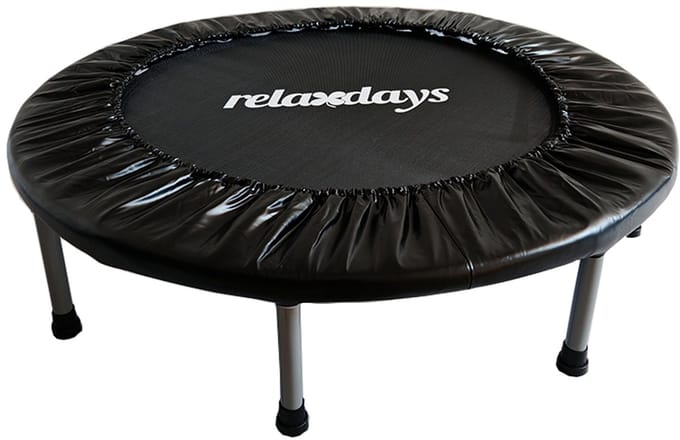 Fitness trampoline - Ø 95 cm - opvouwbaar - zwart