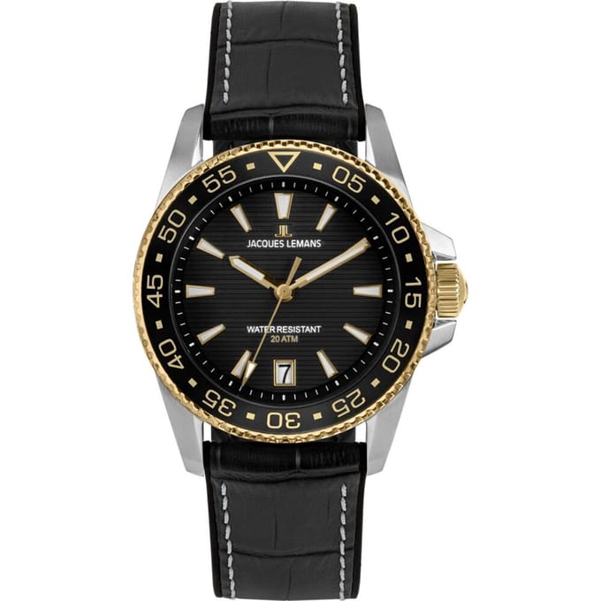 Jacques Lemans - 1-2205G - Polshorloge - Heren - Kwarts - Liverpool Diver