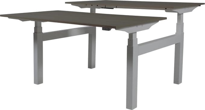Zit Sta Bureau (2pp) - Elek 180x80/80 logan - alu frame