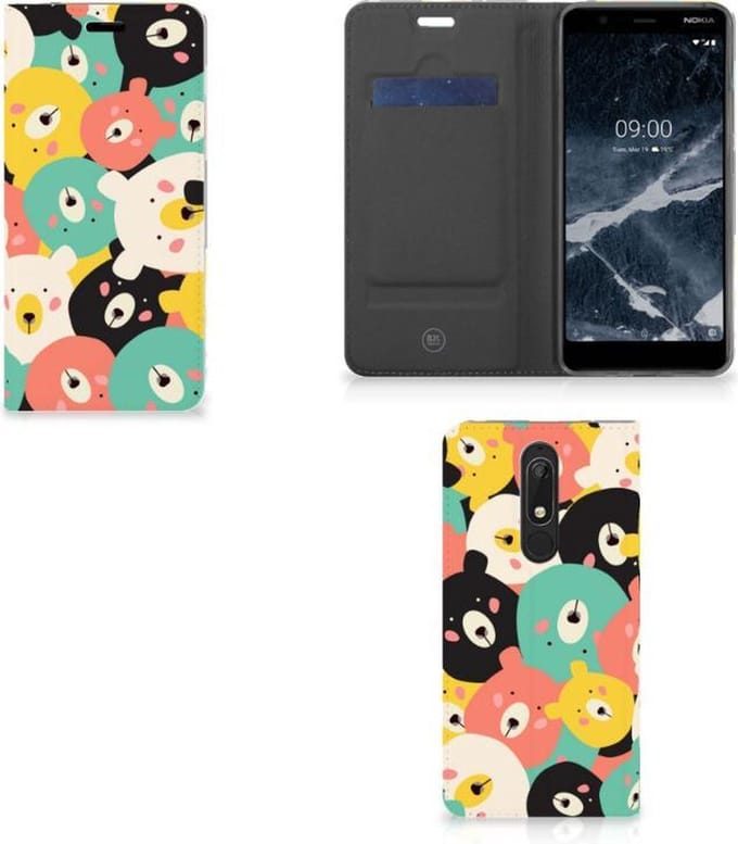 Nokia 5.1 (2018) Magnet Case Bears