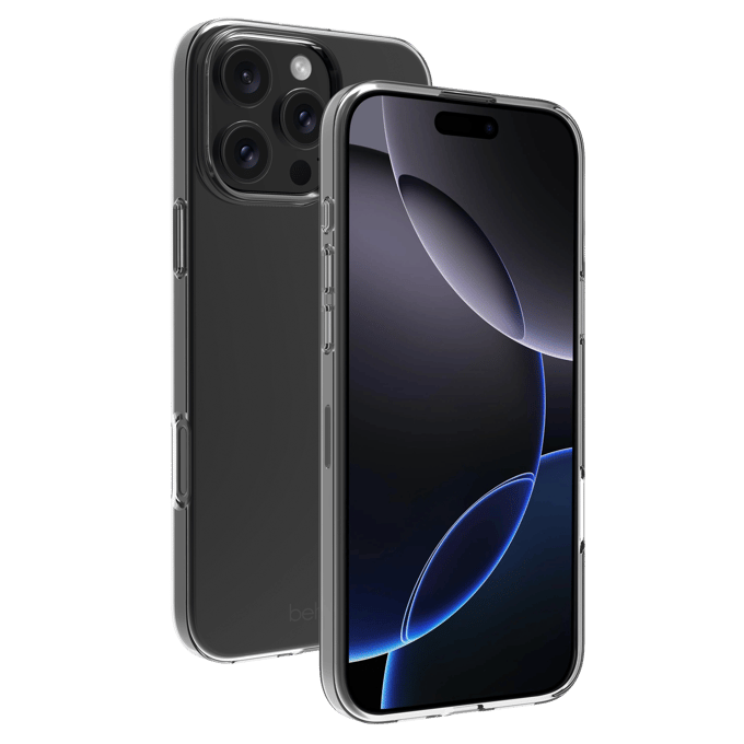 BeHello iPhone 16 Pro Max Hoesje - Thin Gel Case - Flexibel iPhone 16 Pro Max Hoesje van Ecologisch Plastic - Transparant