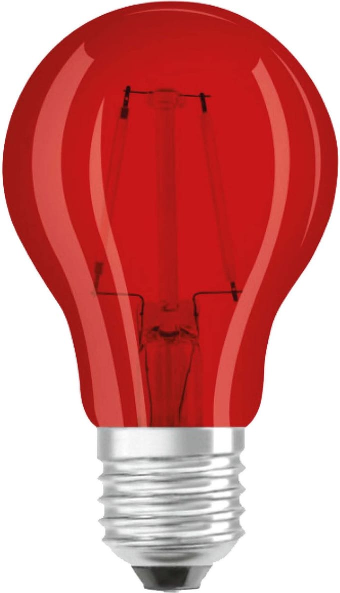 Fiestas Halloween feestverlichting lamp gekleurd - rood - 5W - E27 fitting - griezelige decoratie
