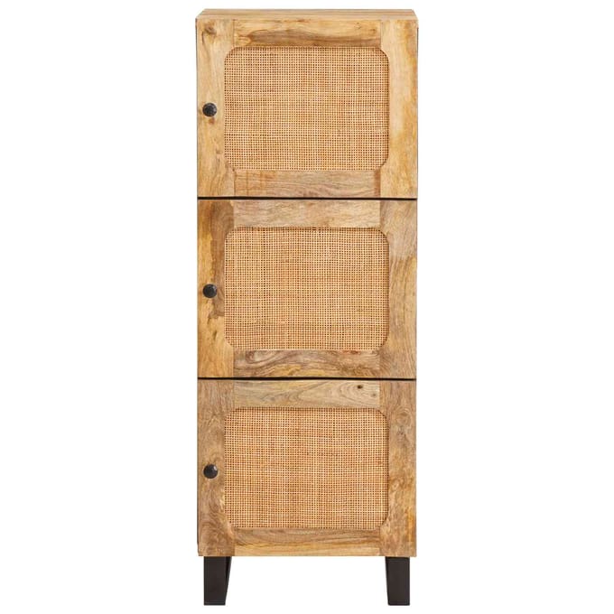 vidaXL - Highboard - Bruin - 40 - x - 33 - x - 110 - cm - Massief - Mango - Hout