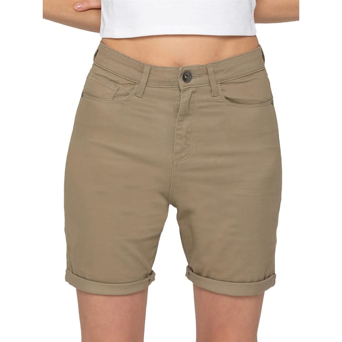 Enzo | Dames Chino Korte Broek Skinny Fit