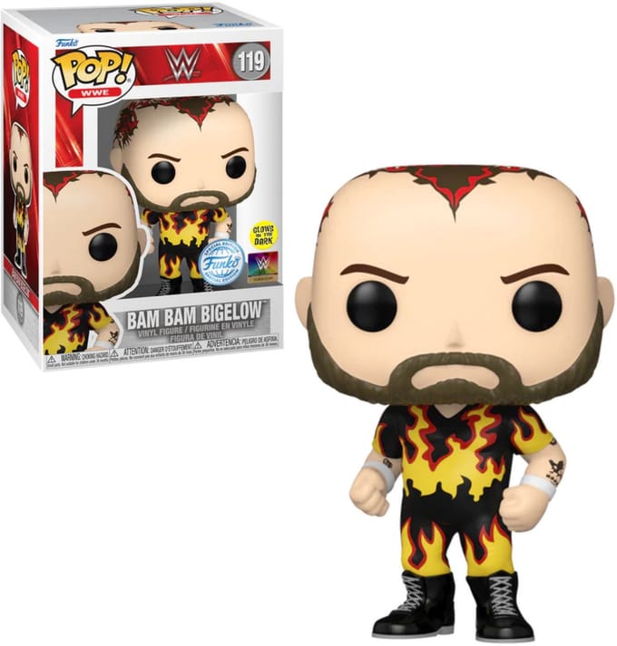 Funko Pop! WWE - Bam Bam Bigelow Glow in the Dark Exclusive